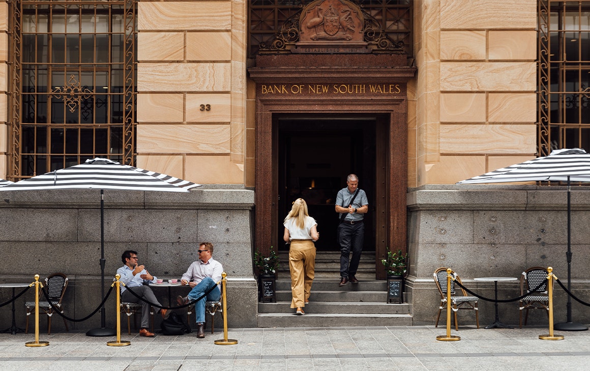 the front facade of an old building